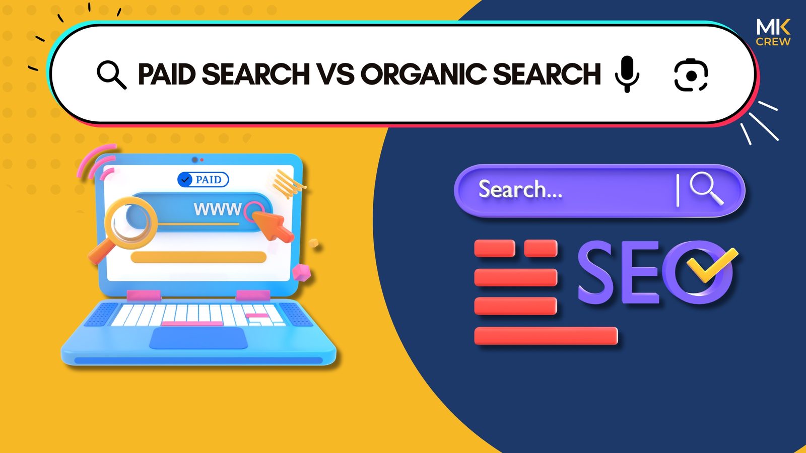 Paid Search vs Organic Search: What's the difference
