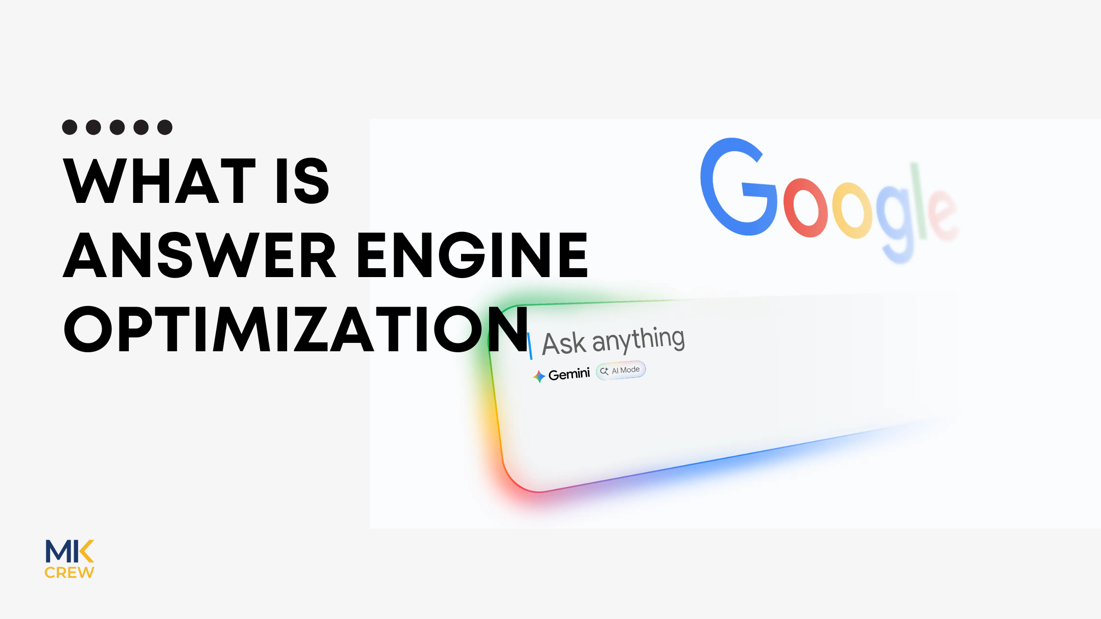 Answer Engine Optimization (AEO) - Ultimate guide