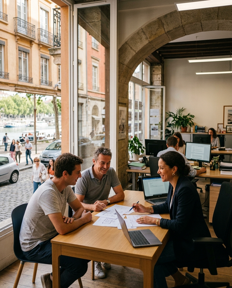 Real Estate digital marketing in Lyon by MarketinCrew