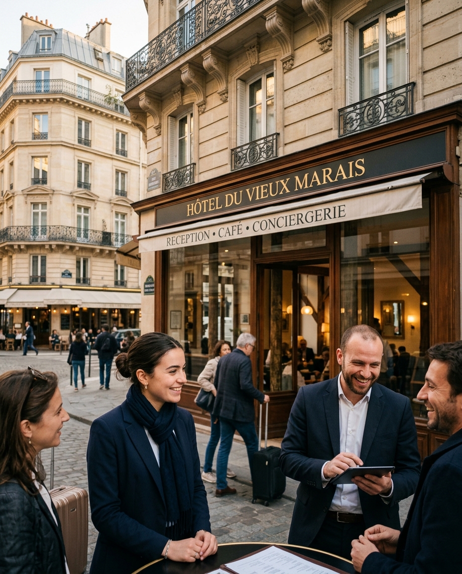 Hospitality digital marketing in Paris by MarketinCrew