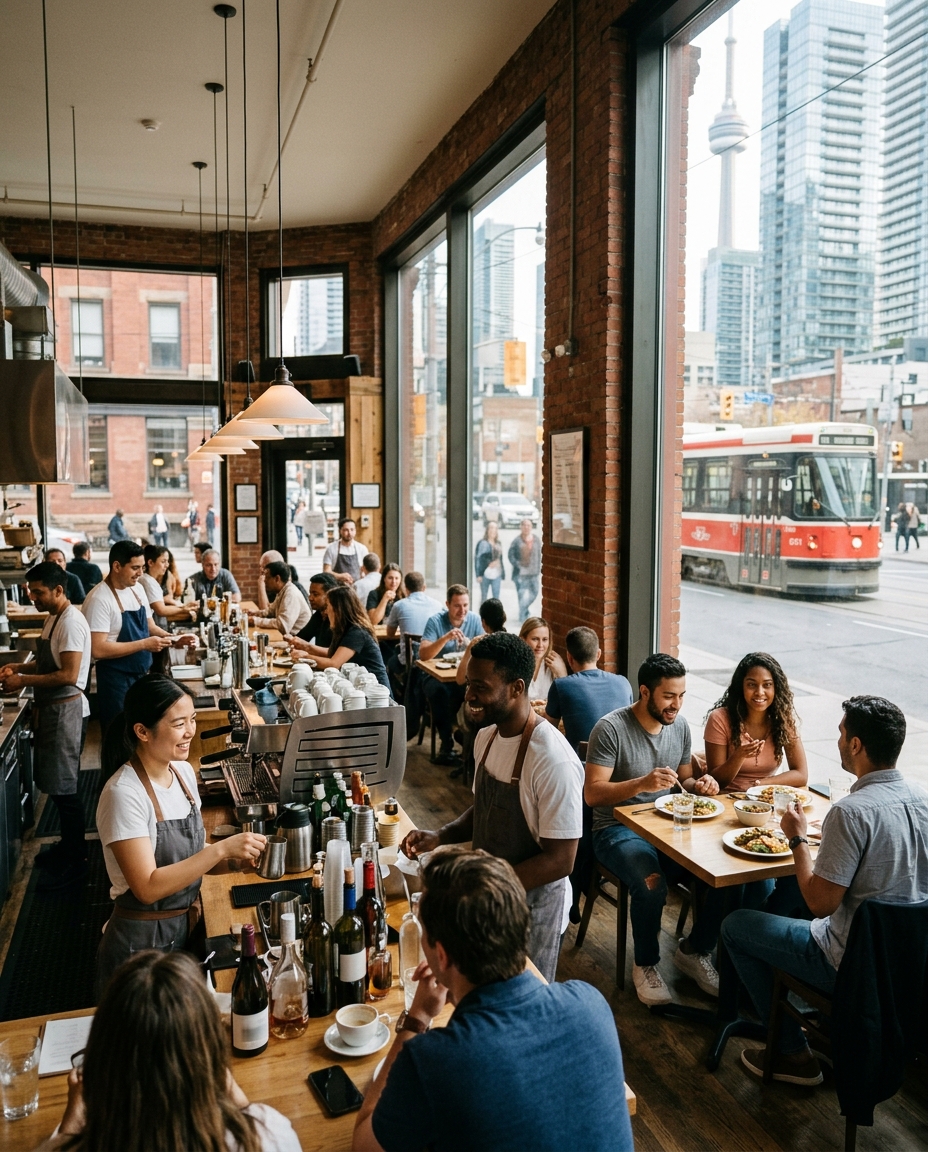 Restaurant digital marketing in Toronto by MarketinCrew