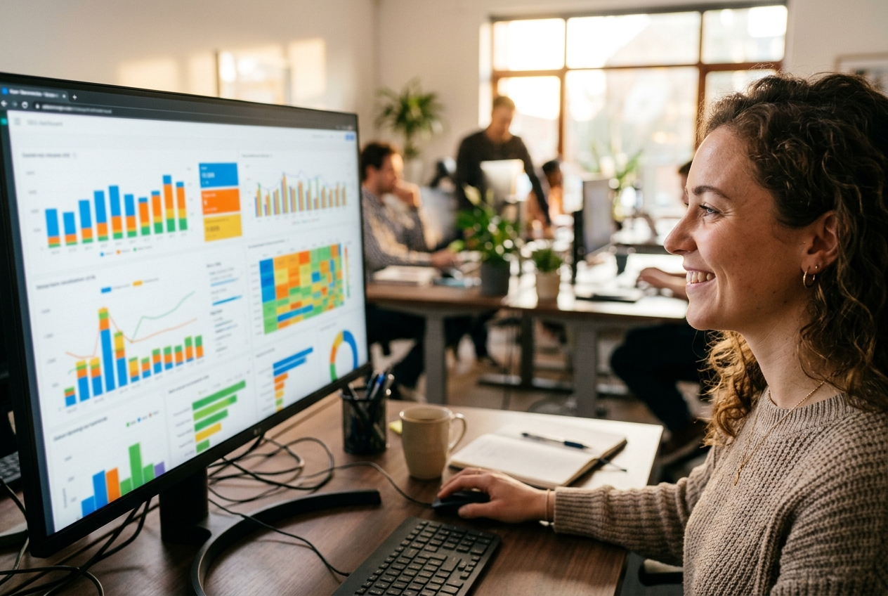 The MarketinCrew team working on technical seo