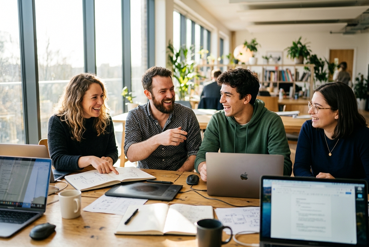 MarketinCrew team at work