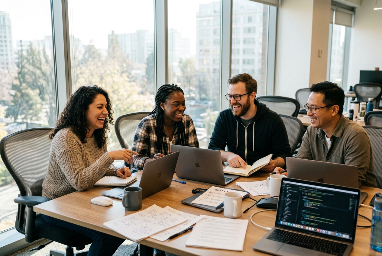 MarketinCrew team at work