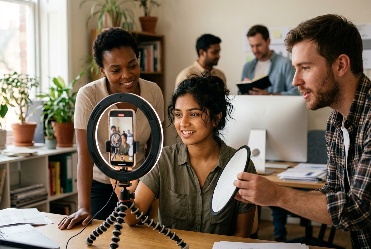 Higher Online Visibility, social media by MarketinCrew