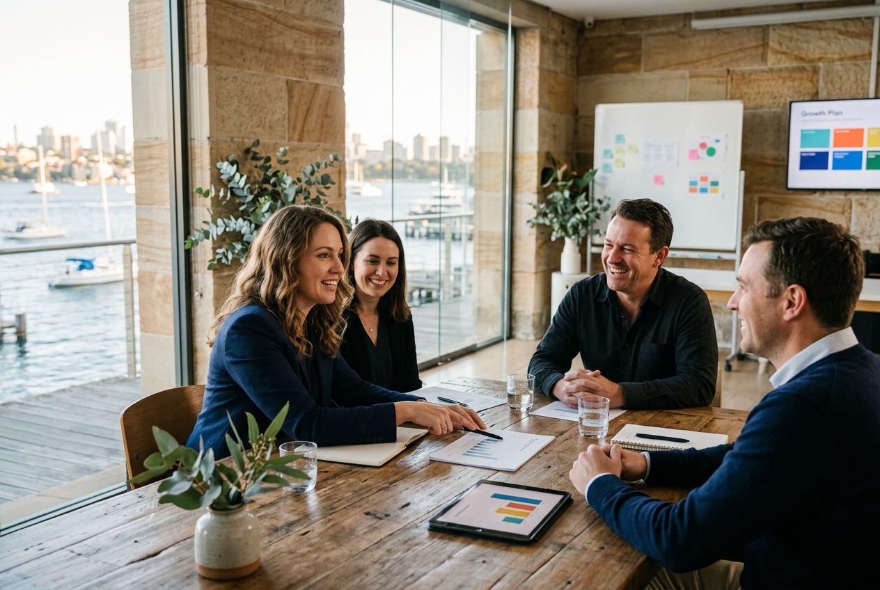 Higher online visibility, digital marketing in Australia by MarketinCrew