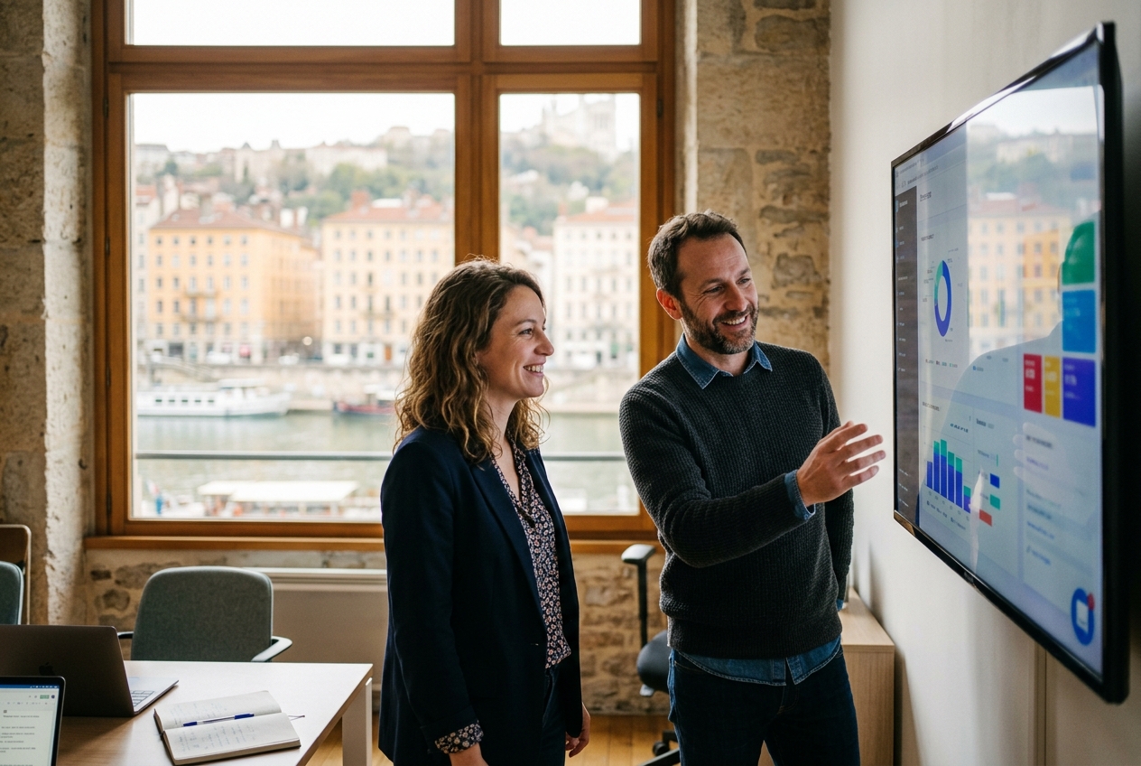 More qualified leads, digital marketing in Lyon by MarketinCrew