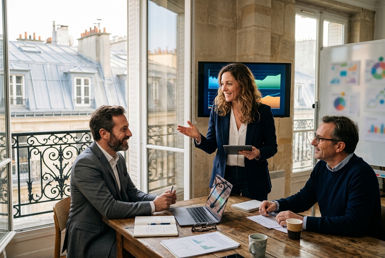 Higher online visibility, digital marketing in Paris by MarketinCrew