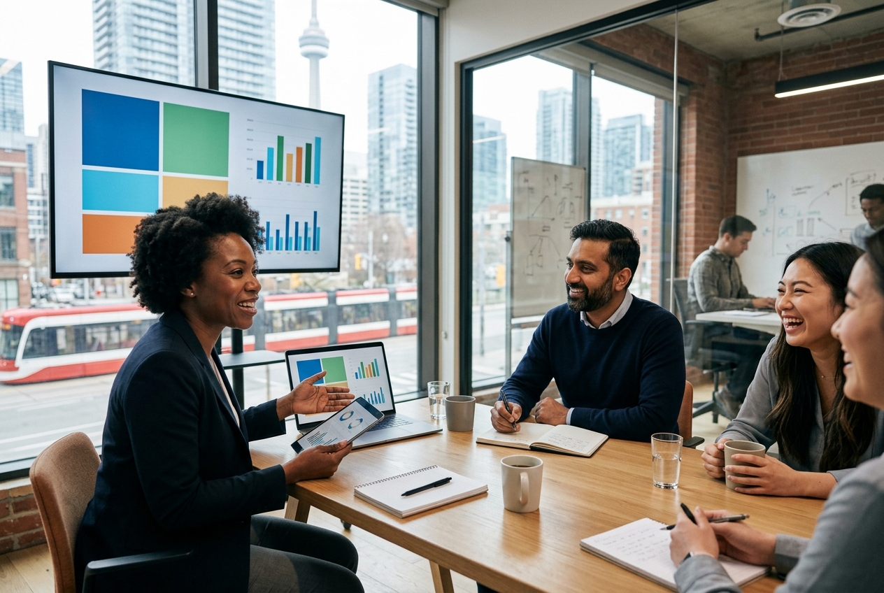 Higher online visibility, digital marketing in Toronto by MarketinCrew