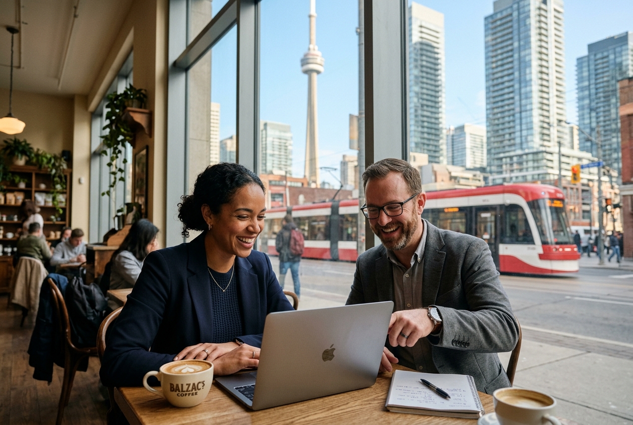 MarketinCrew team collaborating for Toronto brands