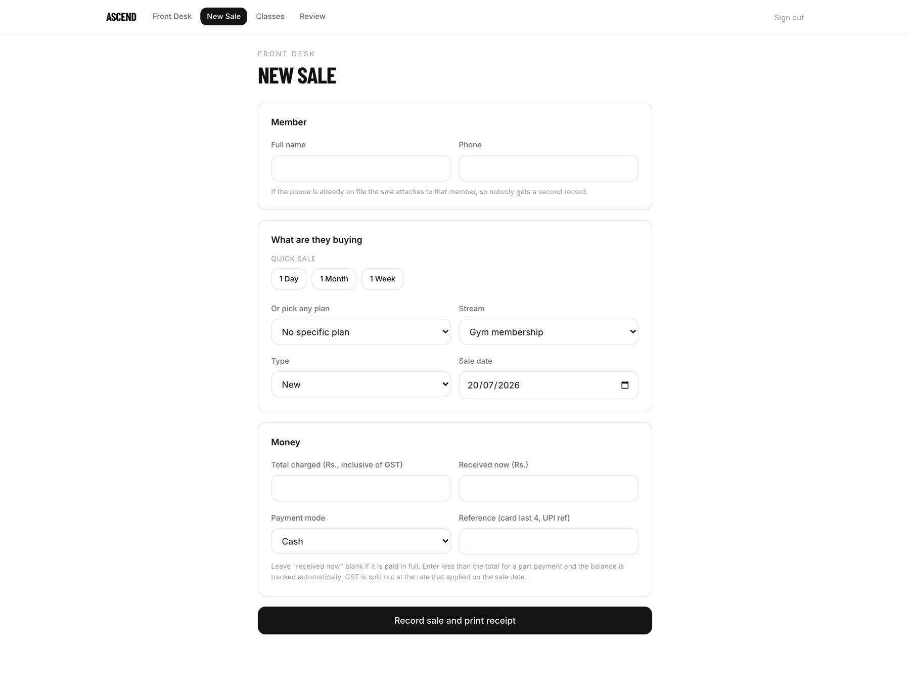 The app we built