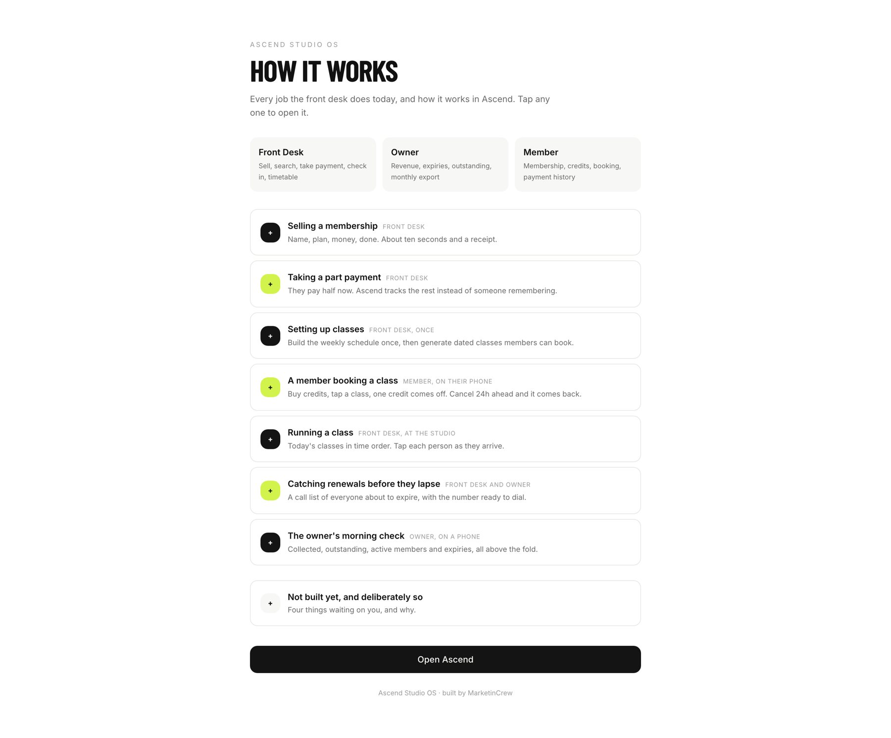 The app we built