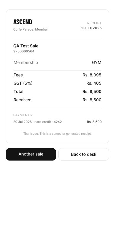 The app we built