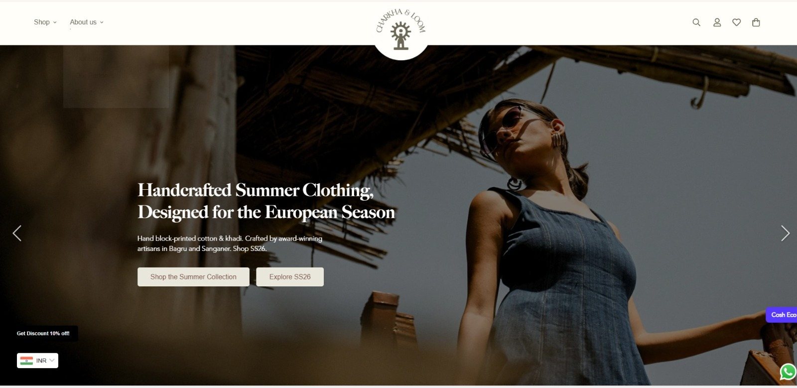 Website and store