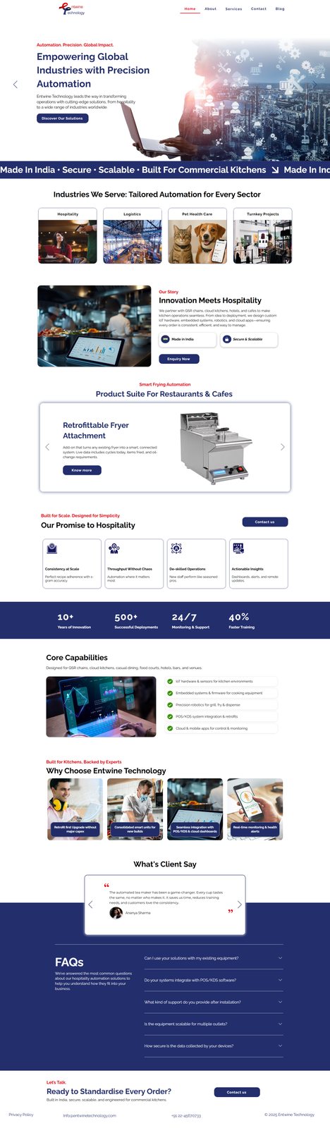Website and store