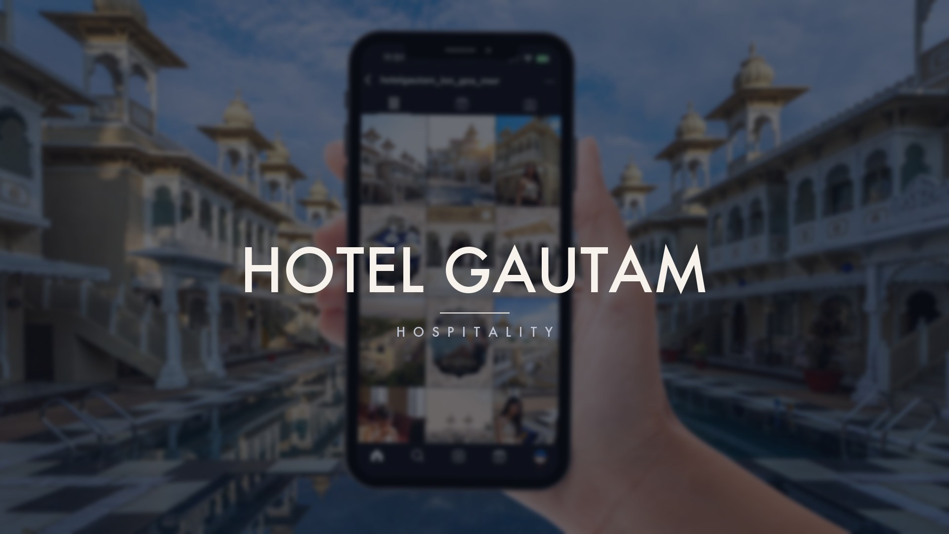 Hotel Gautam, work by MarketinCrew