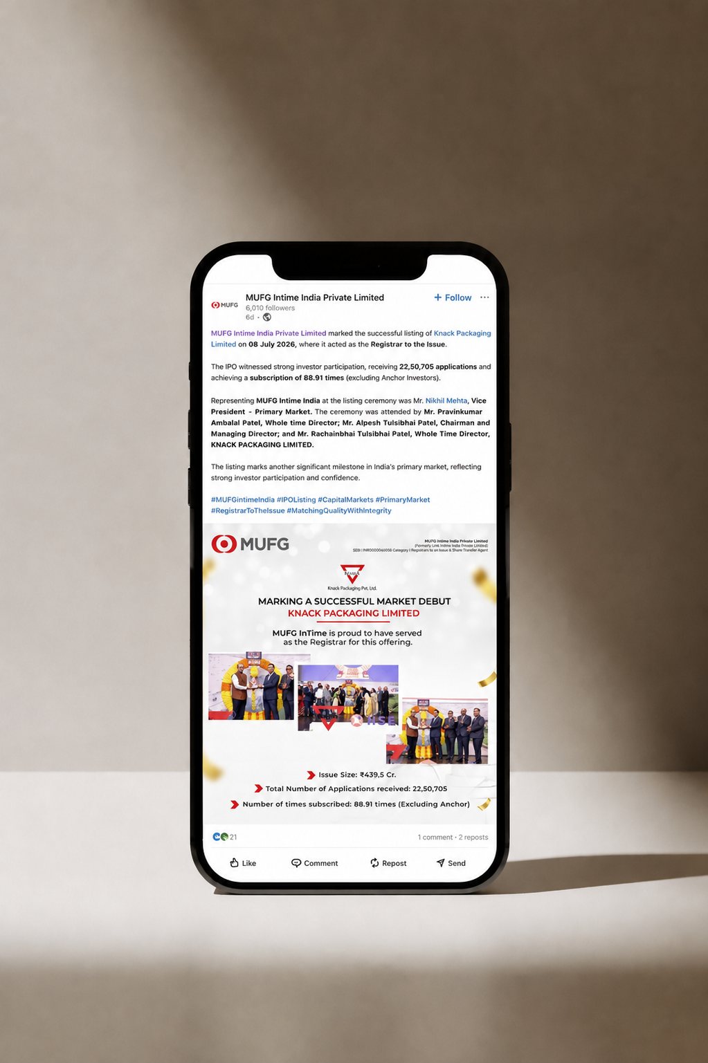 Social media design