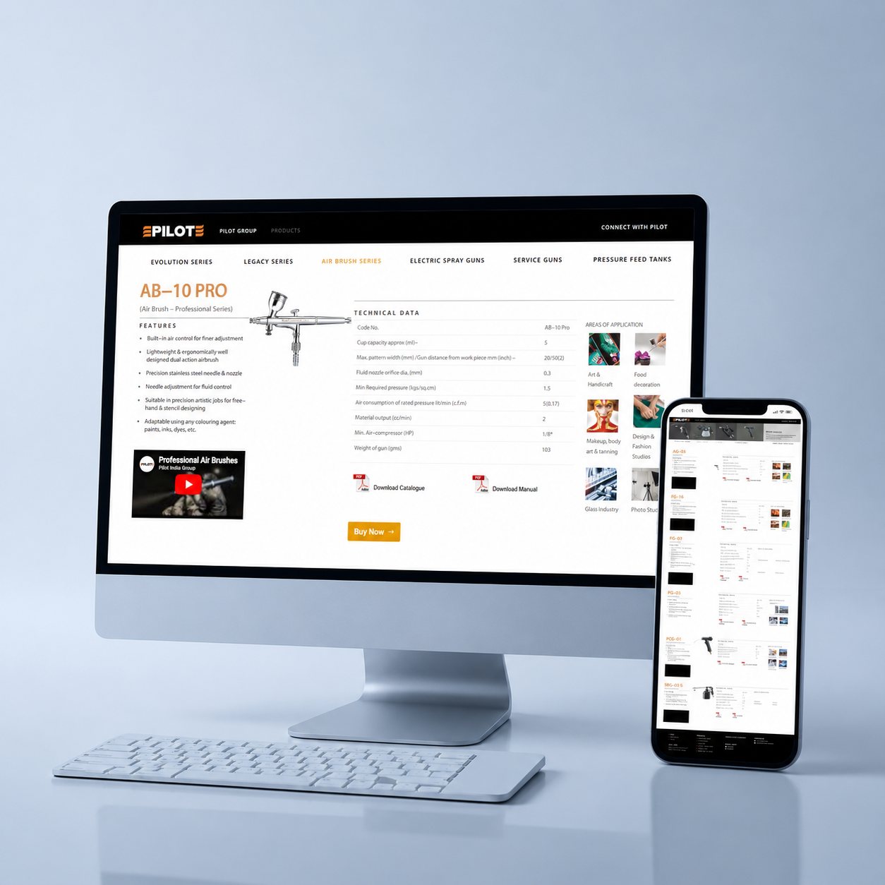 Website and store