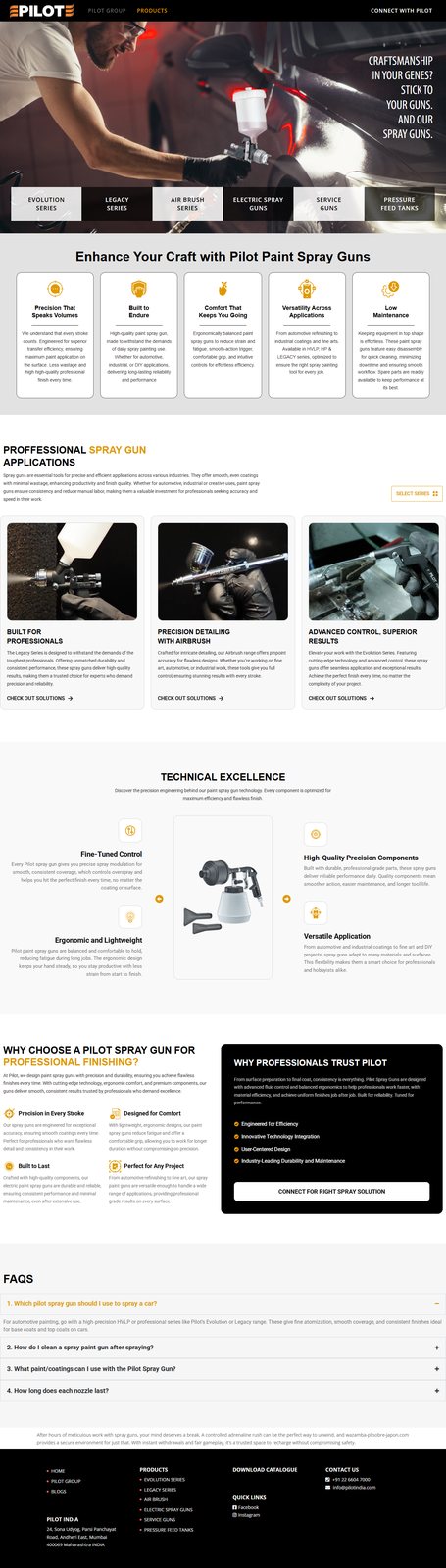 Website and store