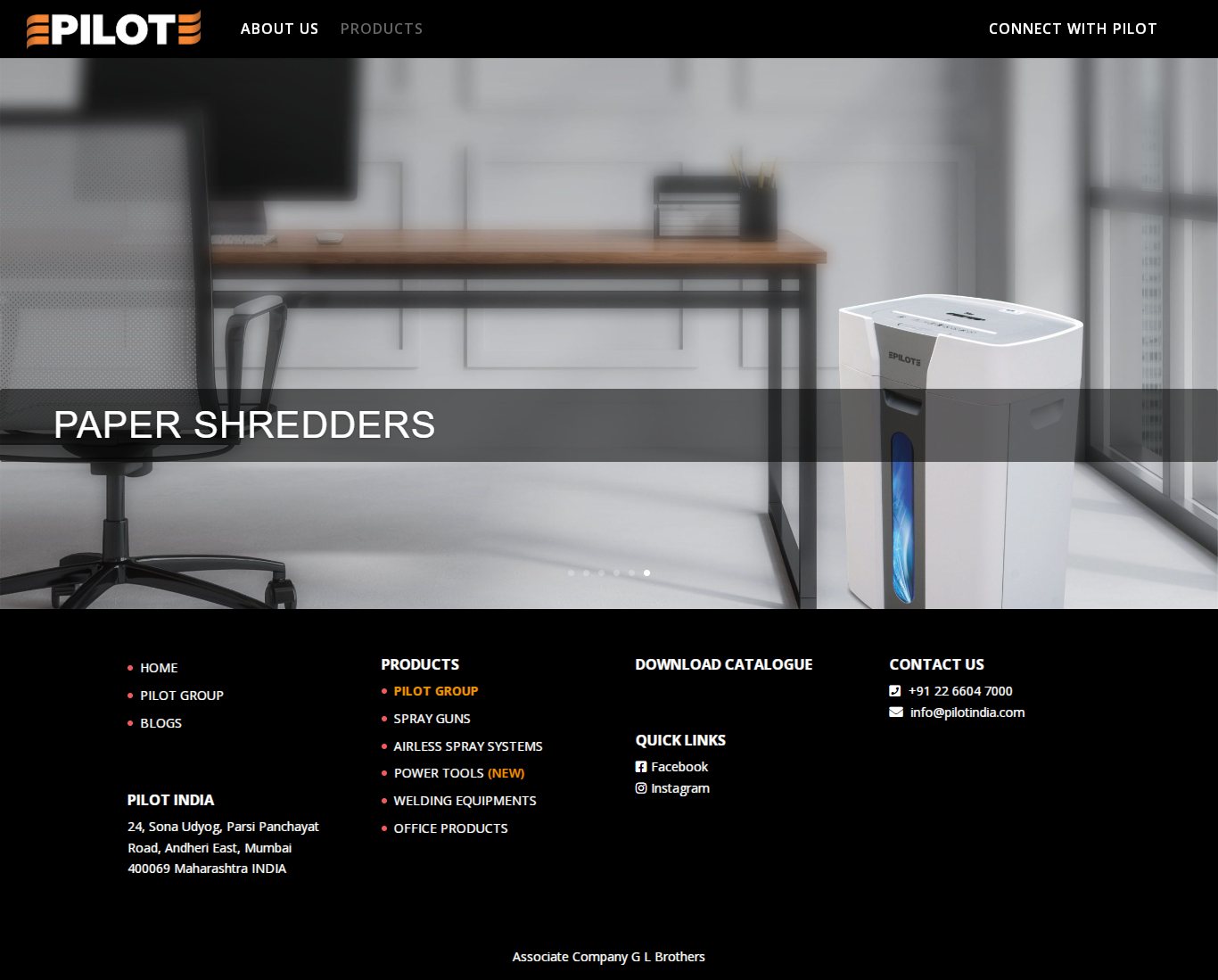 Website and store
