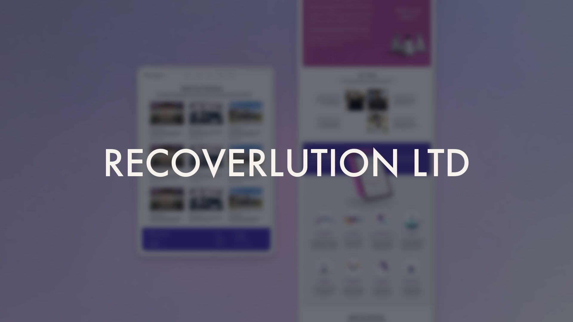 Recoverlution Ltd, work by MarketinCrew