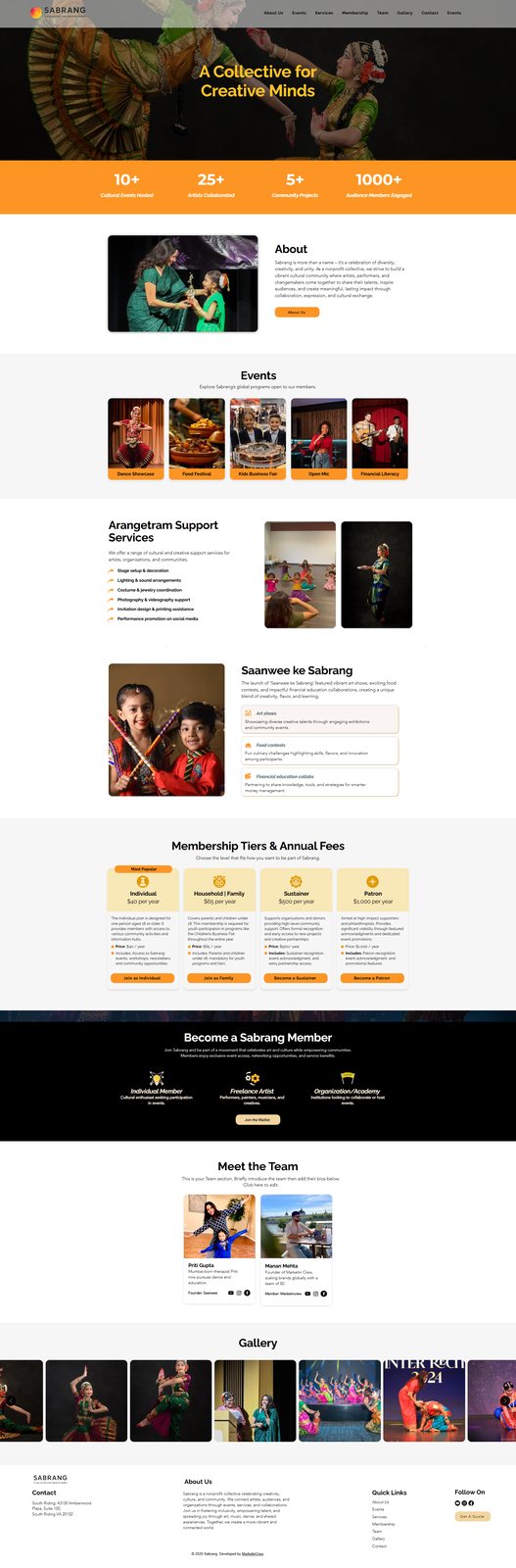 Website and store
