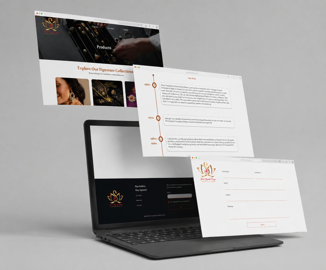 Website and store