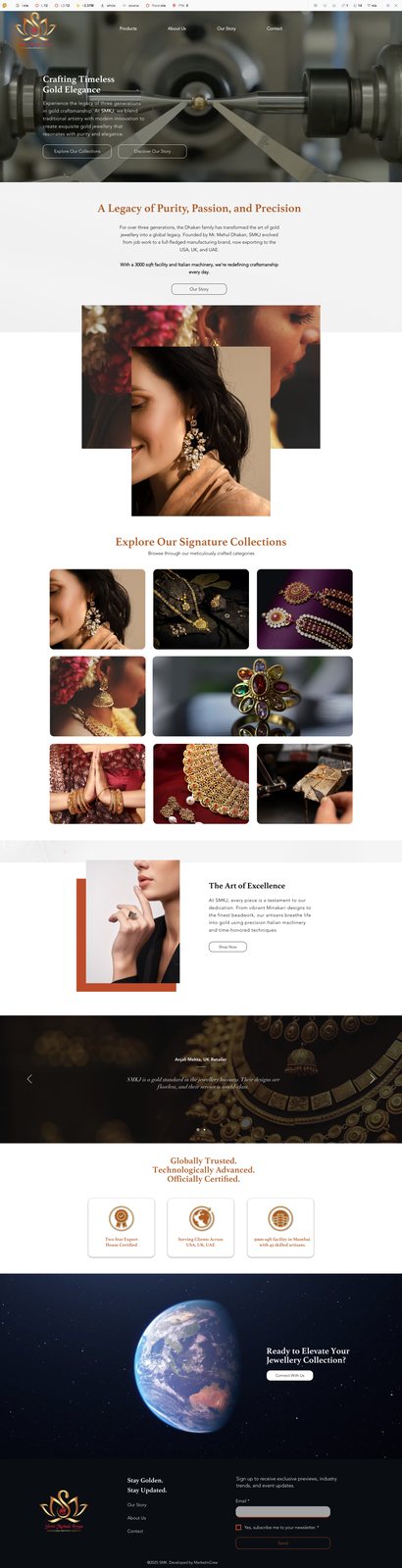 Website and store
