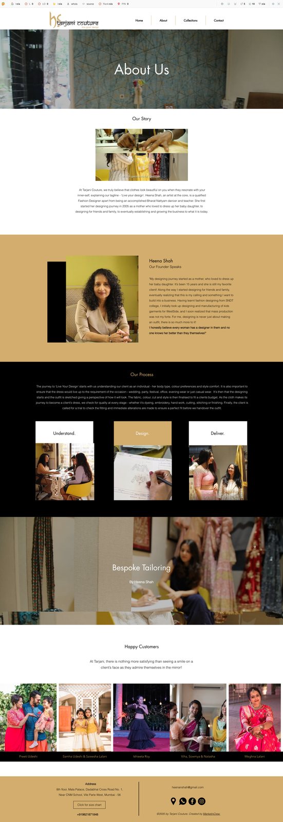 Website and store