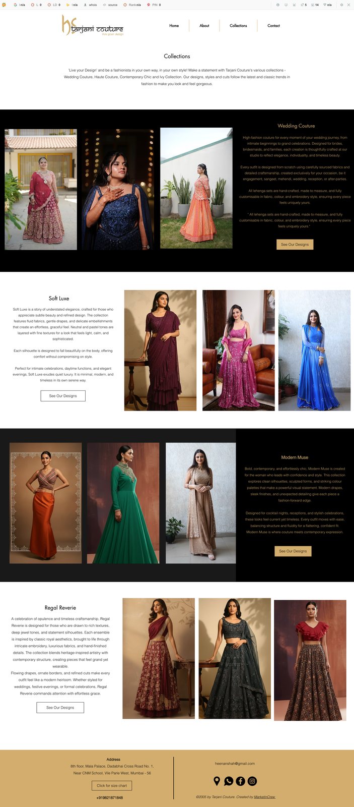 Website and store