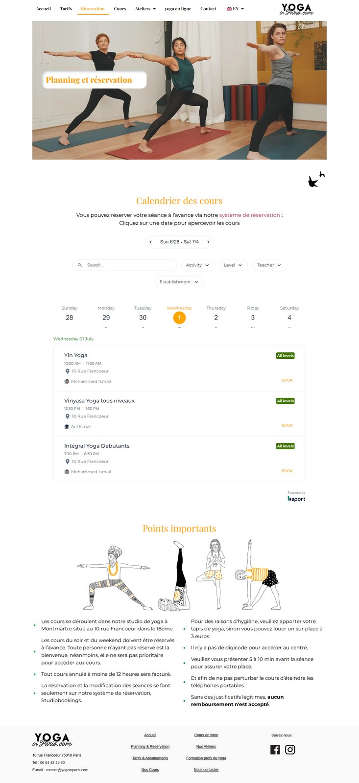 Website and store
